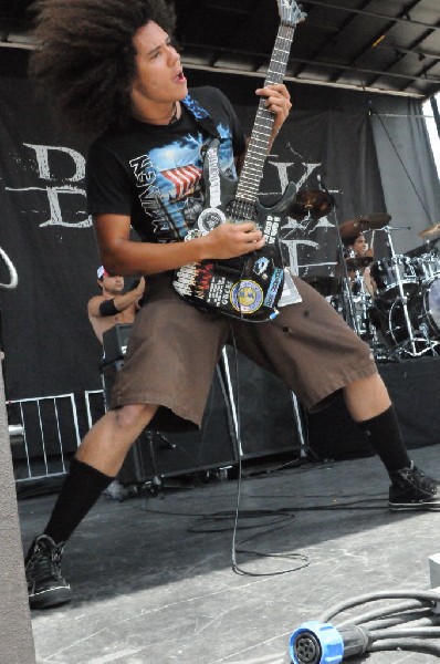 Black Tide at the Mayhem Festival Verizon Wireless Amphitheater