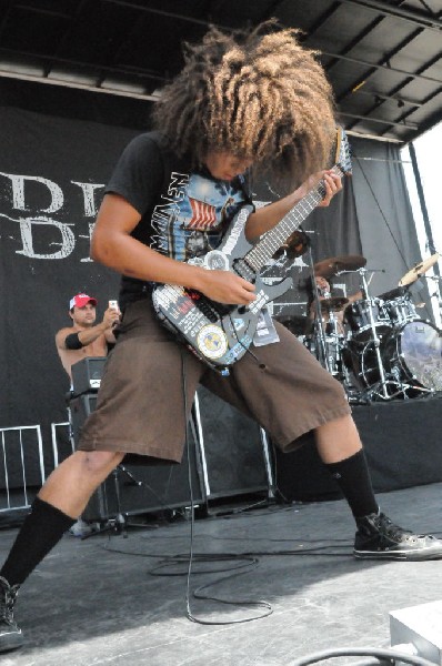Black Tide at the Mayhem Festival Verizon Wireless Amphitheater