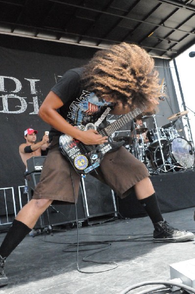 Black Tide at the Mayhem Festival Verizon Wireless Amphitheater