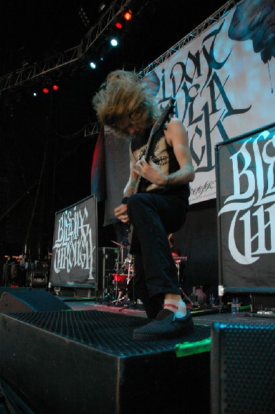 Bleeding Through at The Verizon Wireless Amphitheater, San Antonio, Texas