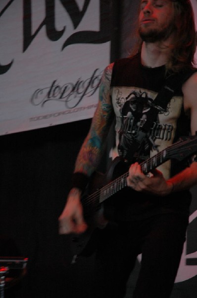 Bleeding Through at The Verizon Wireless Amphitheater, San Antonio, Texas