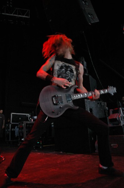 Bleeding Through at The Verizon Wireless Amphitheater, San Antonio, Texas