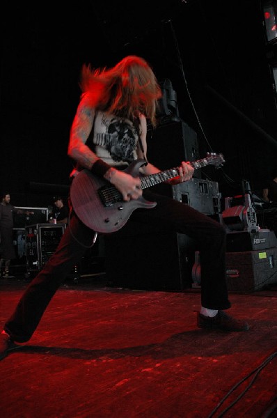 Bleeding Through at The Verizon Wireless Amphitheater, San Antonio, Texas