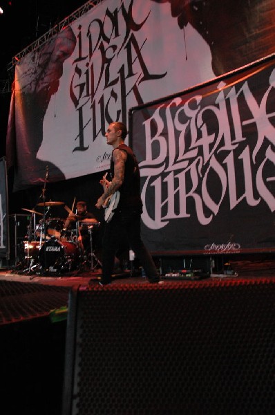 Bleeding Through at The Verizon Wireless Amphitheater, San Antonio, Texas