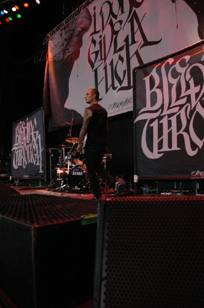 Bleeding Through at The Verizon Wireless Amphitheater, San Antonio, Texas