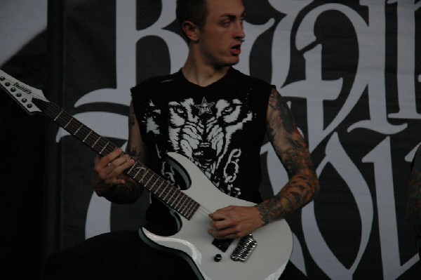 Bleeding Through at The Verizon Wireless Amphitheater, San Antonio, Texas