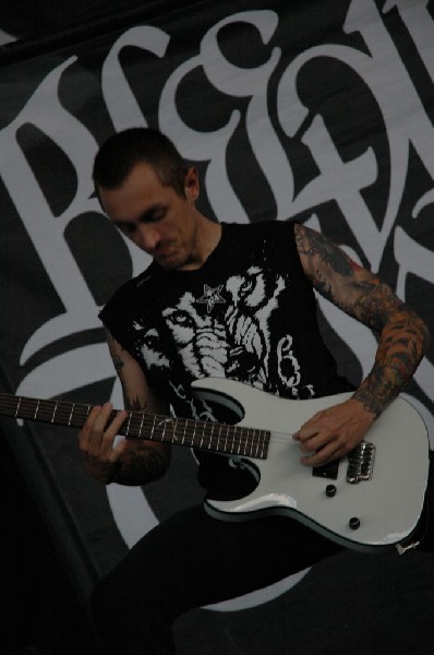 Bleeding Through at The Verizon Wireless Amphitheater, San Antonio, Texas