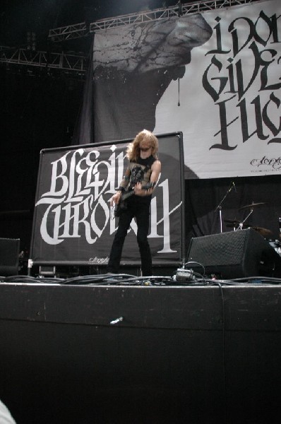 Bleeding Through at The Verizon Wireless Amphitheater, San Antonio, Texas
