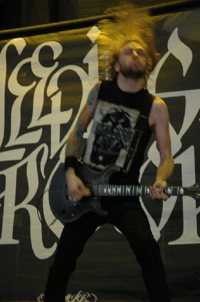 Bleeding Through at The Verizon Wireless Amphitheater, San Antonio, Texas