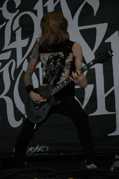 Bleeding Through at The Verizon Wireless Amphitheater, San Antonio, Texas