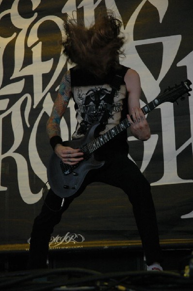 Bleeding Through at The Verizon Wireless Amphitheater, San Antonio, Texas