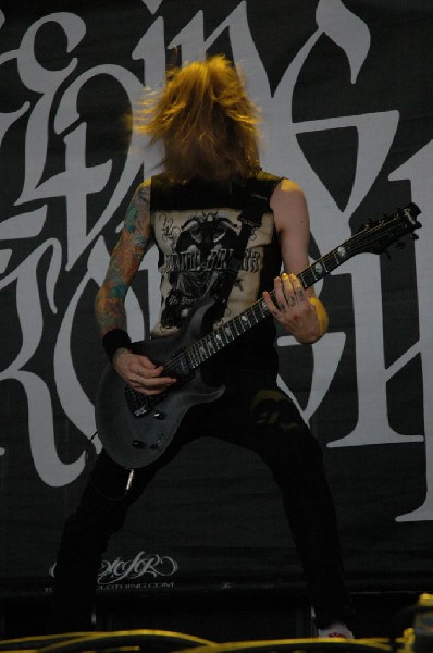 Bleeding Through at The Verizon Wireless Amphitheater, San Antonio, Texas