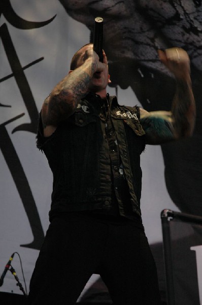 Bleeding Through at The Verizon Wireless Amphitheater, San Antonio, Texas