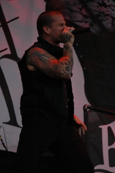 Bleeding Through at The Verizon Wireless Amphitheater, San Antonio, Texas