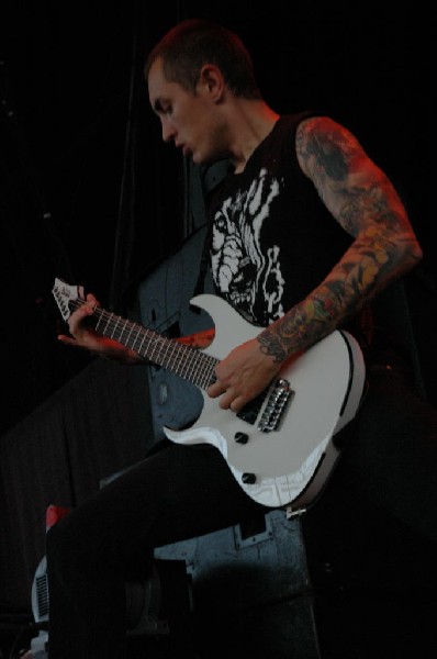 Bleeding Through at The Verizon Wireless Amphitheater, San Antonio, Texas