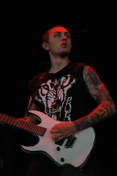 Bleeding Through at The Verizon Wireless Amphitheater, San Antonio, Texas