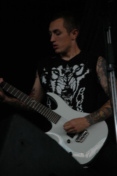 Bleeding Through at The Verizon Wireless Amphitheater, San Antonio, Texas