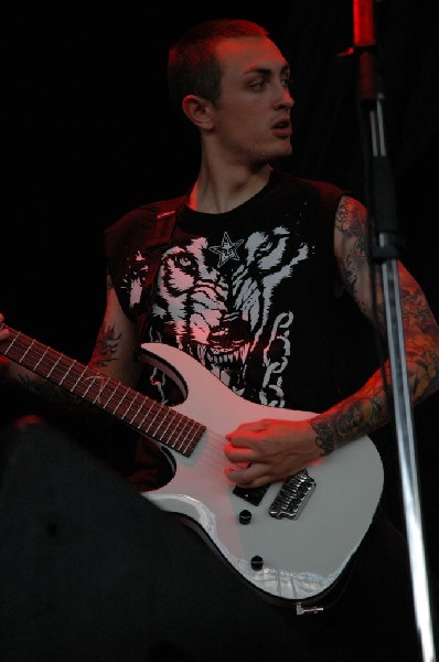 Bleeding Through at The Verizon Wireless Amphitheater, San Antonio, Texas