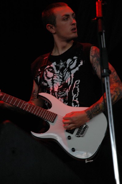 Bleeding Through at The Verizon Wireless Amphitheater, San Antonio, Texas