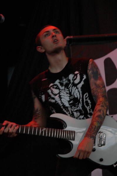 Bleeding Through at The Verizon Wireless Amphitheater, San Antonio, Texas