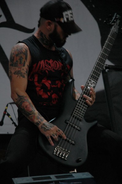 Bleeding Through at The Verizon Wireless Amphitheater, San Antonio, Texas