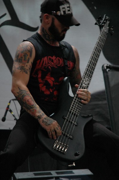 Bleeding Through at The Verizon Wireless Amphitheater, San Antonio, Texas
