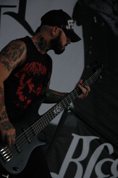 Bleeding Through at The Verizon Wireless Amphitheater, San Antonio, Texas