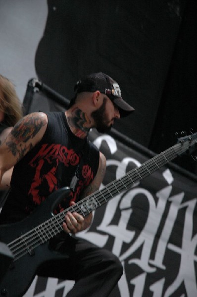 Bleeding Through at The Verizon Wireless Amphitheater, San Antonio, Texas