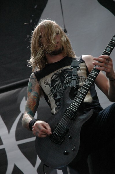 Bleeding Through at The Verizon Wireless Amphitheater, San Antonio, Texas