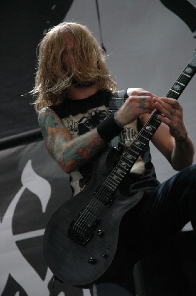 Bleeding Through at The Verizon Wireless Amphitheater, San Antonio, Texas