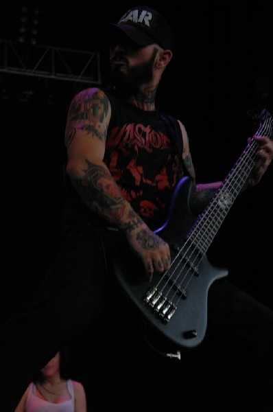 Bleeding Through at The Verizon Wireless Amphitheater, San Antonio, Texas