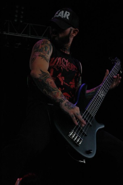 Bleeding Through at The Verizon Wireless Amphitheater, San Antonio, Texas