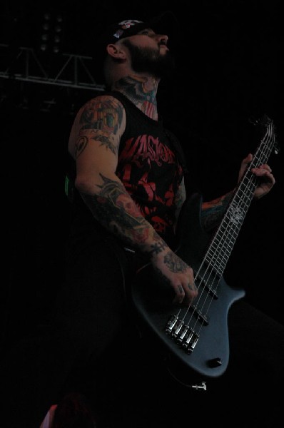 Bleeding Through at The Verizon Wireless Amphitheater, San Antonio, Texas