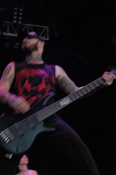 Bleeding Through at The Verizon Wireless Amphitheater, San Antonio, Texas