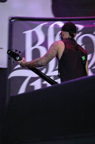 Bleeding Through at The Verizon Wireless Amphitheater, San Antonio, Texas