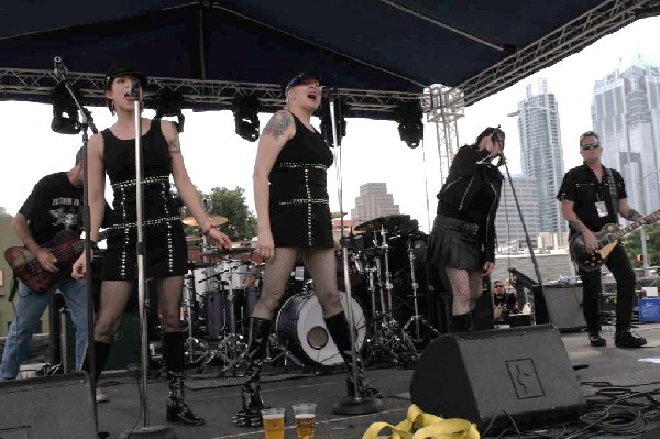 The Blue Flames at the Freak Show Festival, Austin, Texas 10/23/10 - photo