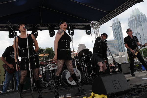 The Blue Flames at the Freak Show Festival, Austin, Texas 10/23/10 - photo