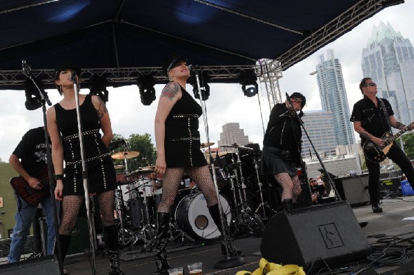 The Blue Flames at the Freak Show Festival, Austin, Texas 10/23/10 - photo