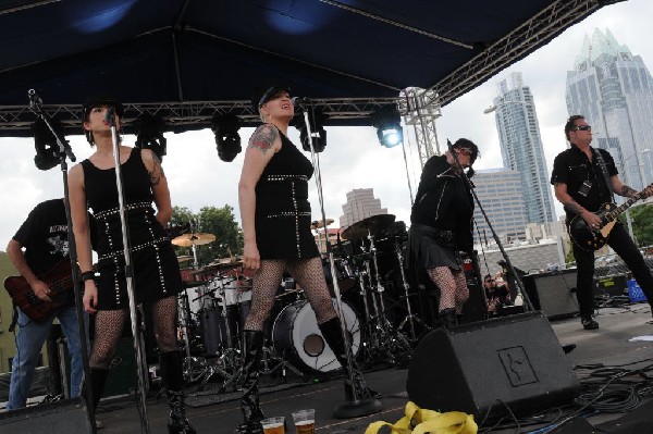 The Blue Flames at the Freak Show Festival, Austin, Texas 10/23/10 - photo