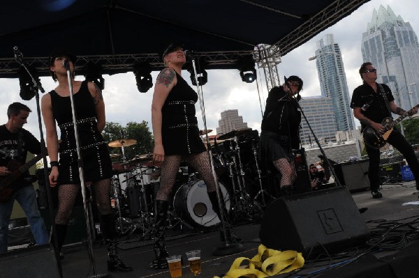 The Blue Flames at the Freak Show Festival, Austin, Texas 10/23/10 - photo