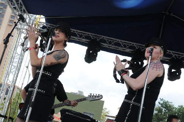 The Blue Flames at the Freak Show Festival, Austin, Texas 10/23/10 - photo