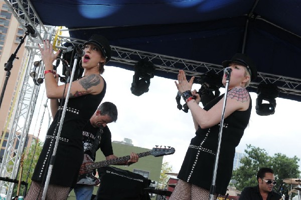 The Blue Flames at the Freak Show Festival, Austin, Texas 10/23/10 - photo