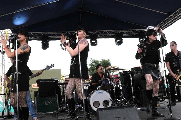 The Blue Flames at the Freak Show Festival, Austin, Texas 10/23/10 - photo