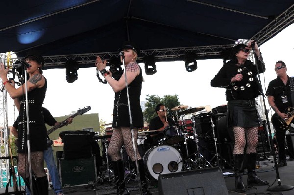 The Blue Flames at the Freak Show Festival, Austin, Texas 10/23/10 - photo