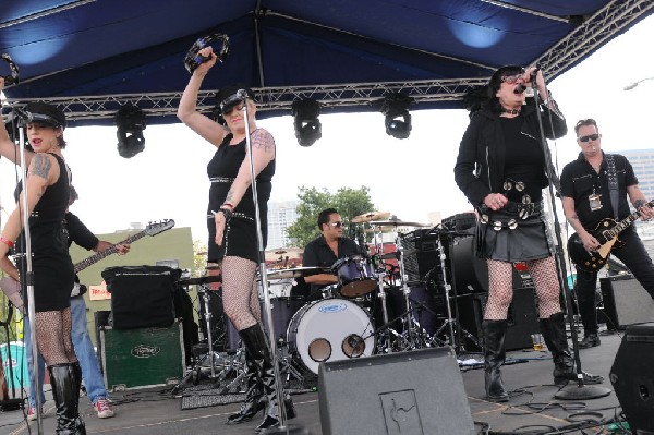 The Blue Flames at the Freak Show Festival, Austin, Texas 10/23/10 - photo