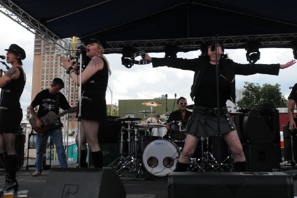 The Blue Flames at the Freak Show Festival, Austin, Texas 10/23/10 - photo