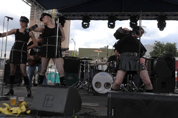 The Blue Flames at the Freak Show Festival, Austin, Texas 10/23/10 - photo