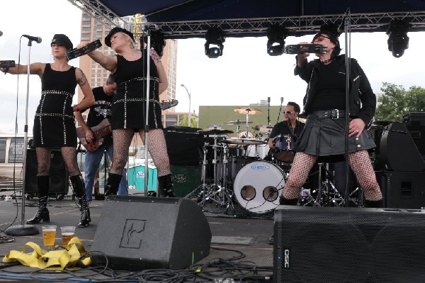 The Blue Flames at the Freak Show Festival, Austin, Texas 10/23/10 - photo