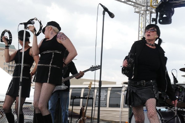 The Blue Flames at the Freak Show Festival, Austin, Texas 10/23/10 - photo