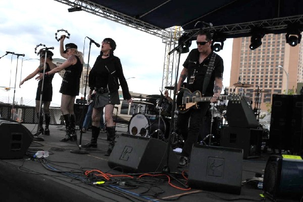 The Blue Flames at the Freak Show Festival, Austin, Texas 10/23/10 - photo